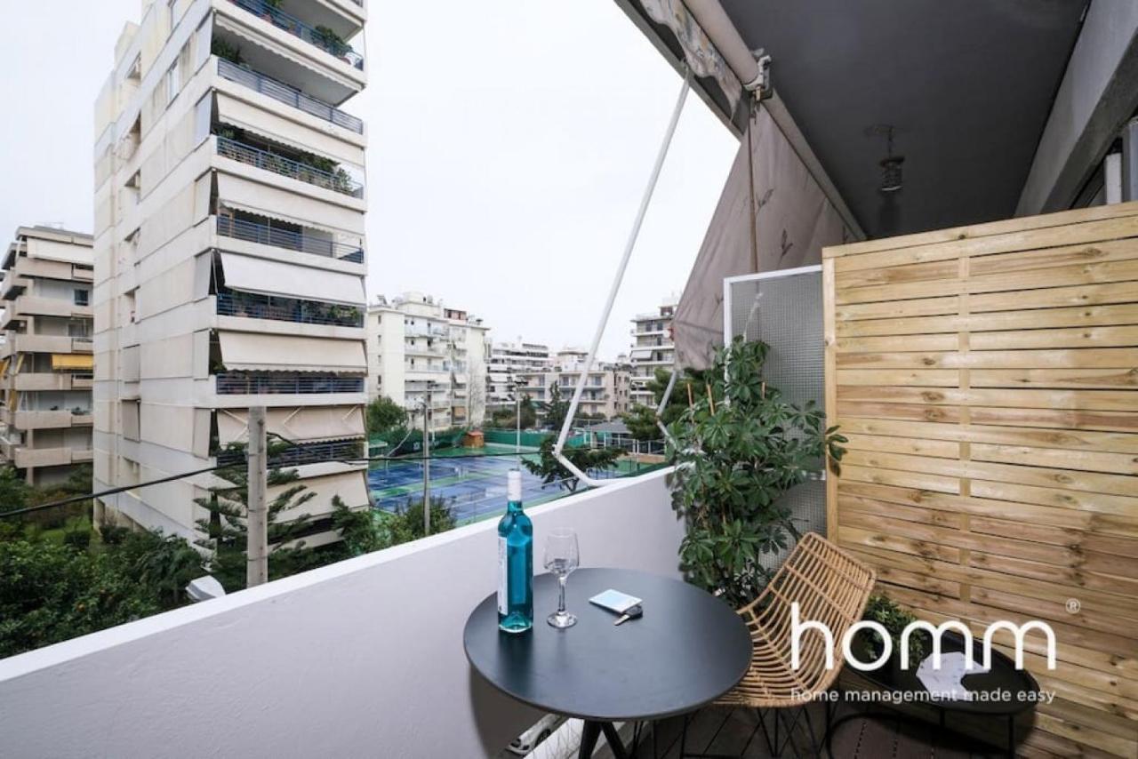 Athens Riviera Homm Flat 4 Min Walk From Beach, Thiseos Str Exterior foto